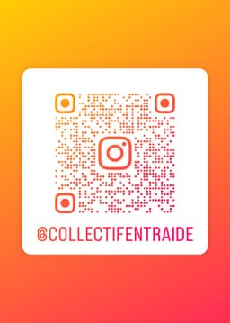 QR code Instagram @collectifentraide